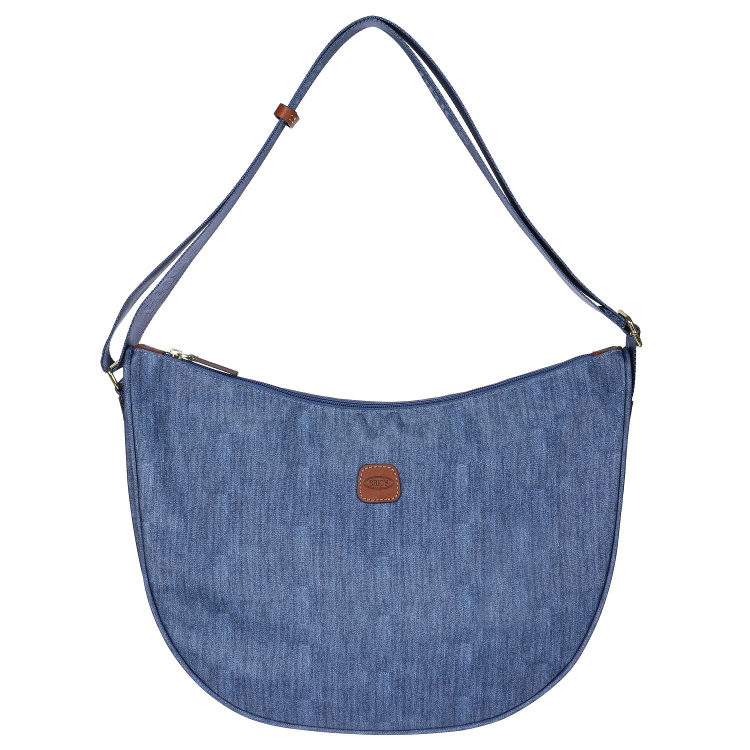 BRIC'S X-Bag Half Moon Bag - Large (Jeans)