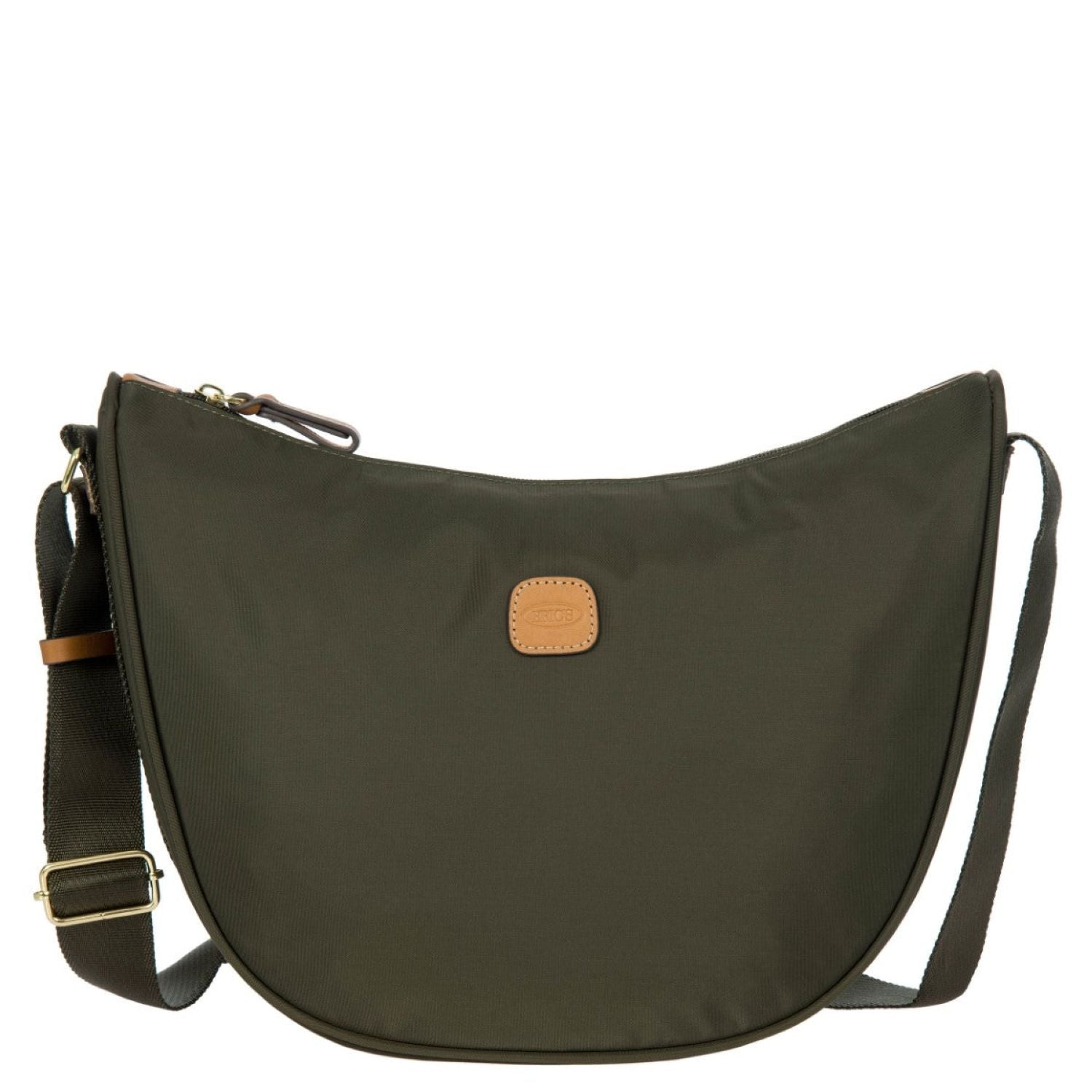 BRIC'S X-Bag Half Moon Bag - Medium (Olive)