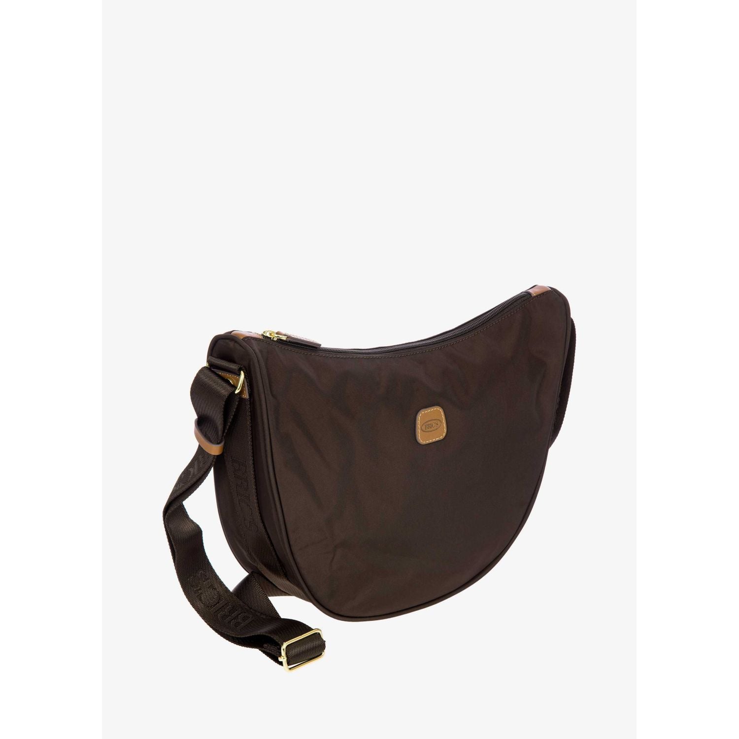 BRIC'S X-Bag Half Moon Bag - Medium (Brown)