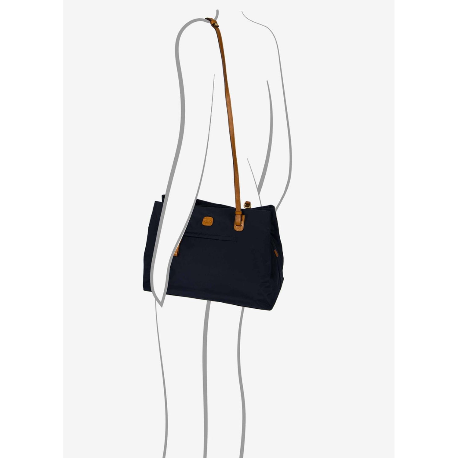 BRIC'S X-Bag Handbag - Large (Ocean Blue)