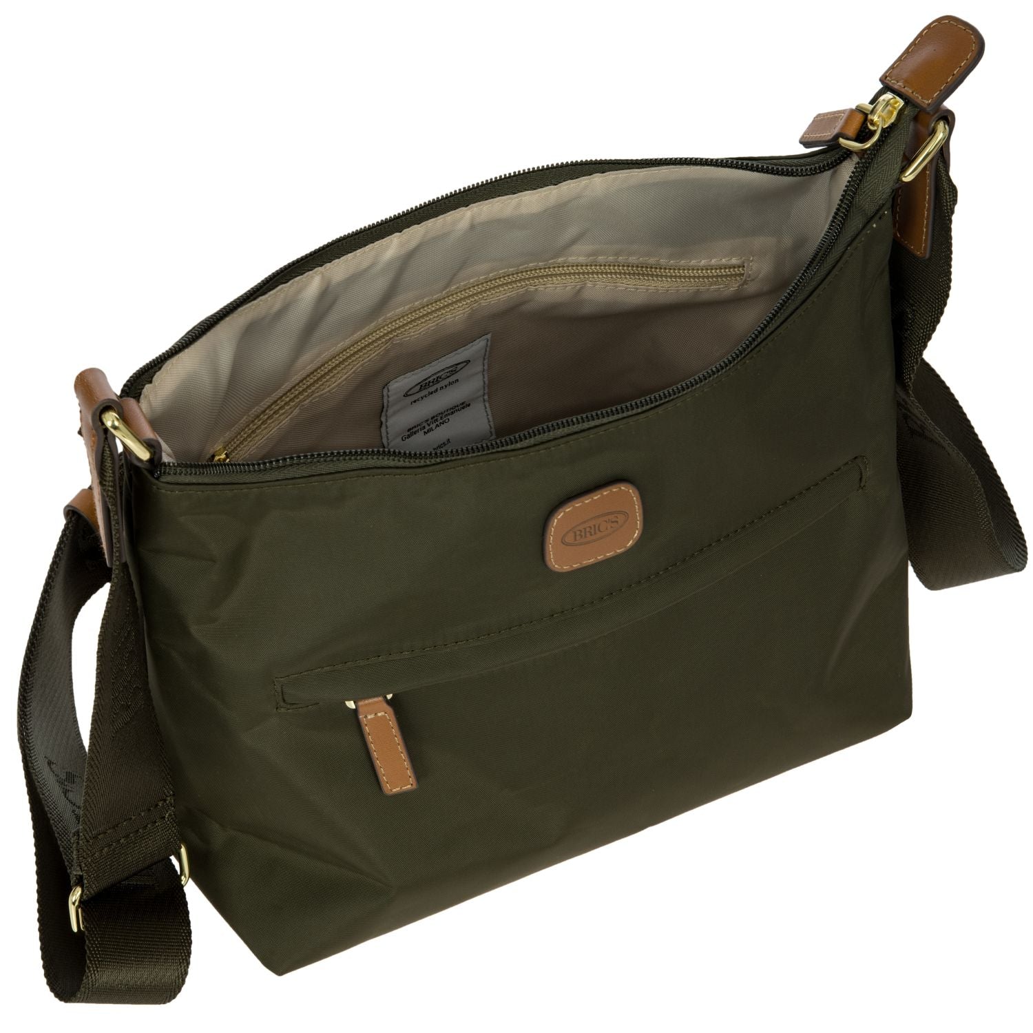 BRIC'S X-Bag Shoulder Bag - Small (Olive)