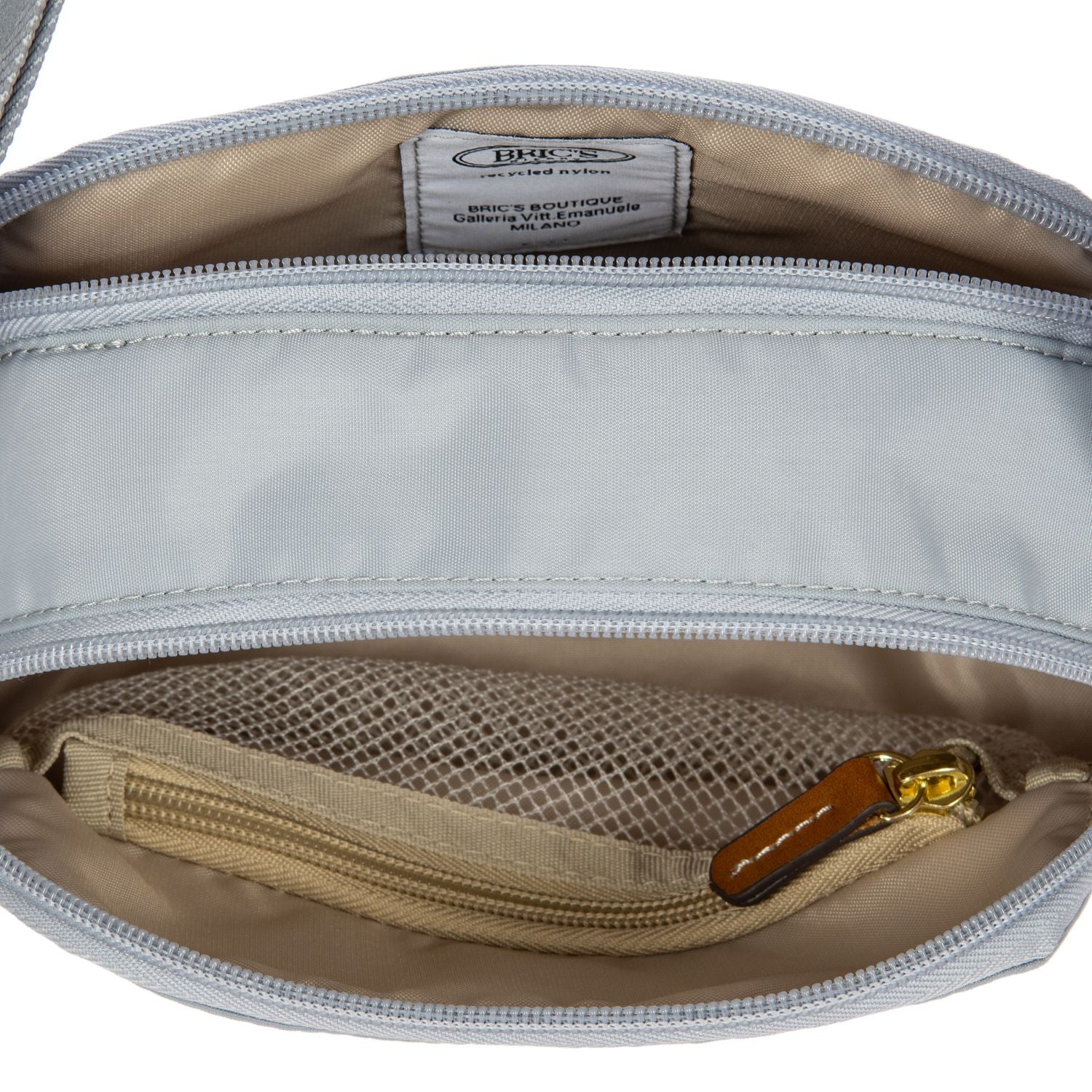 BRIC'S X-Bag Travel Shoulder Bag - Small (Grey)