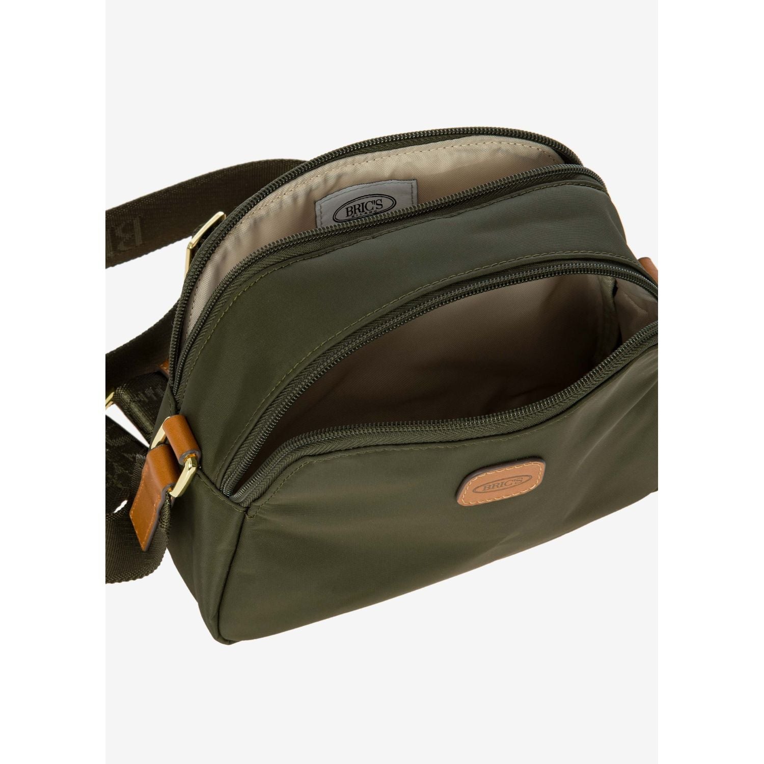 BRIC'S X-Bag Travel Shoulder Bag - Small (Olive)