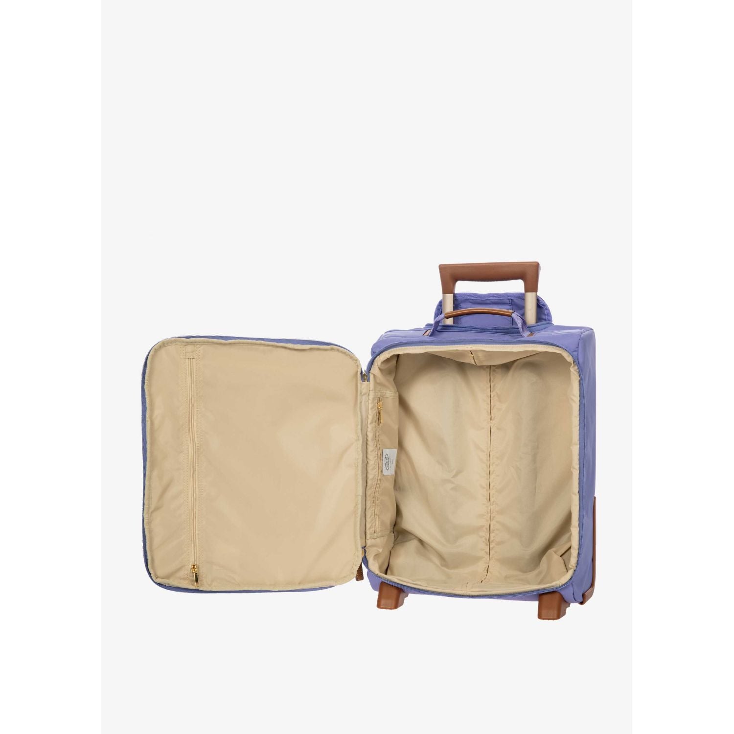 BRIC'S X-Travel 17.5" Underseat Trolley Luggage With Front Access Opening (Lilac)