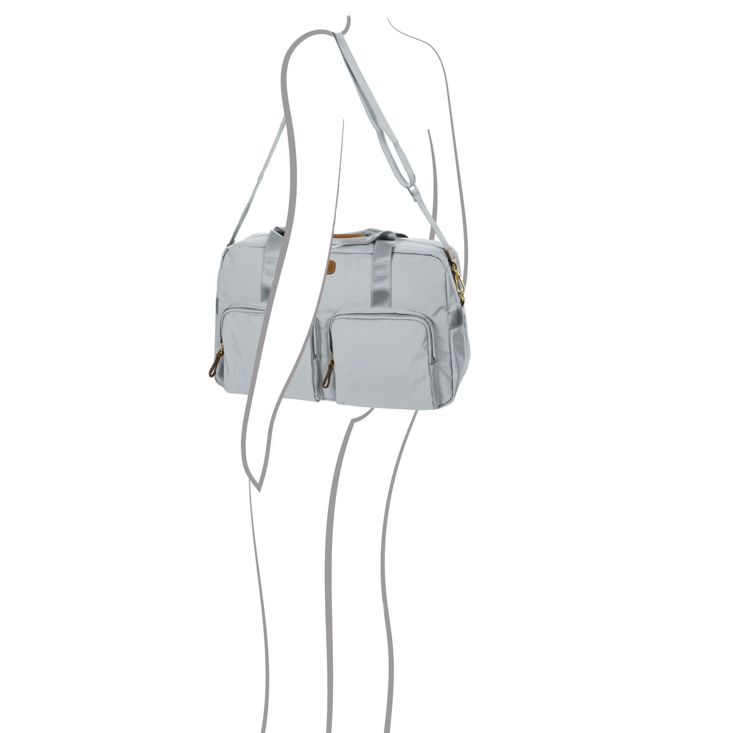 BRIC'S X-Travel 18" Boarding Duffle Bag (Grey)