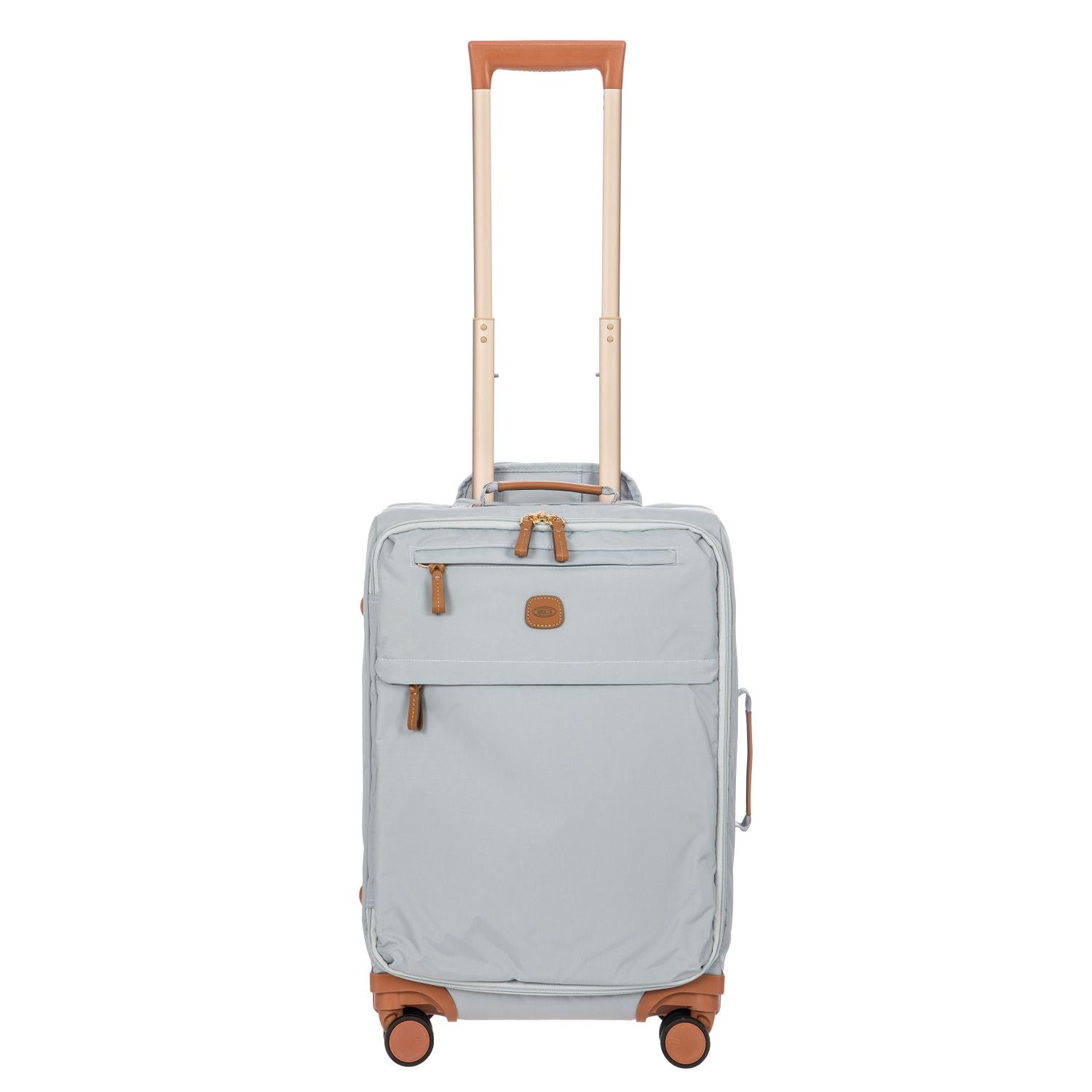 BRIC'S X-Travel 22" Carry On Luggage With Front Access Opening Spinner (Grey)