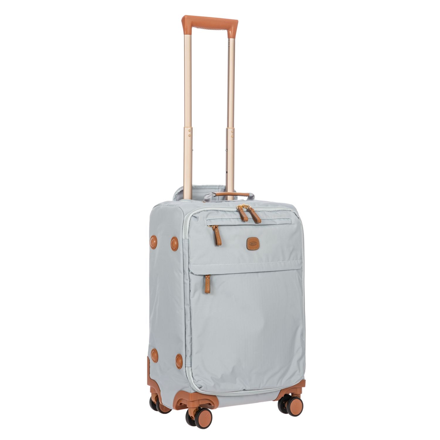 BRIC'S X-Travel 22" Carry On Luggage With Front Access Opening Spinner (Grey)