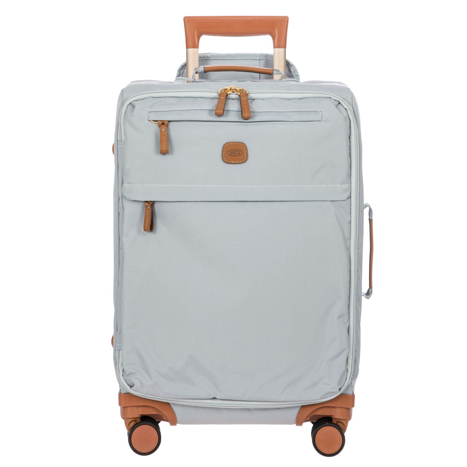 BRIC'S X-Travel 22" Carry On Luggage With Front Access Opening Spinner (Grey)