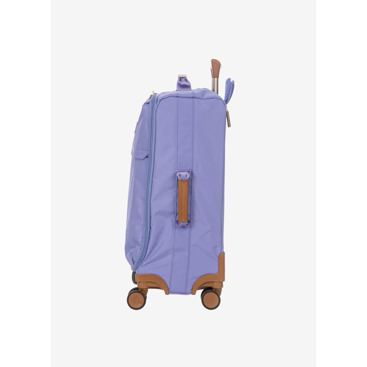 BRIC'S X-Travel 22" Carry On Luggage With Front Access Opening Spinner (Lilac)