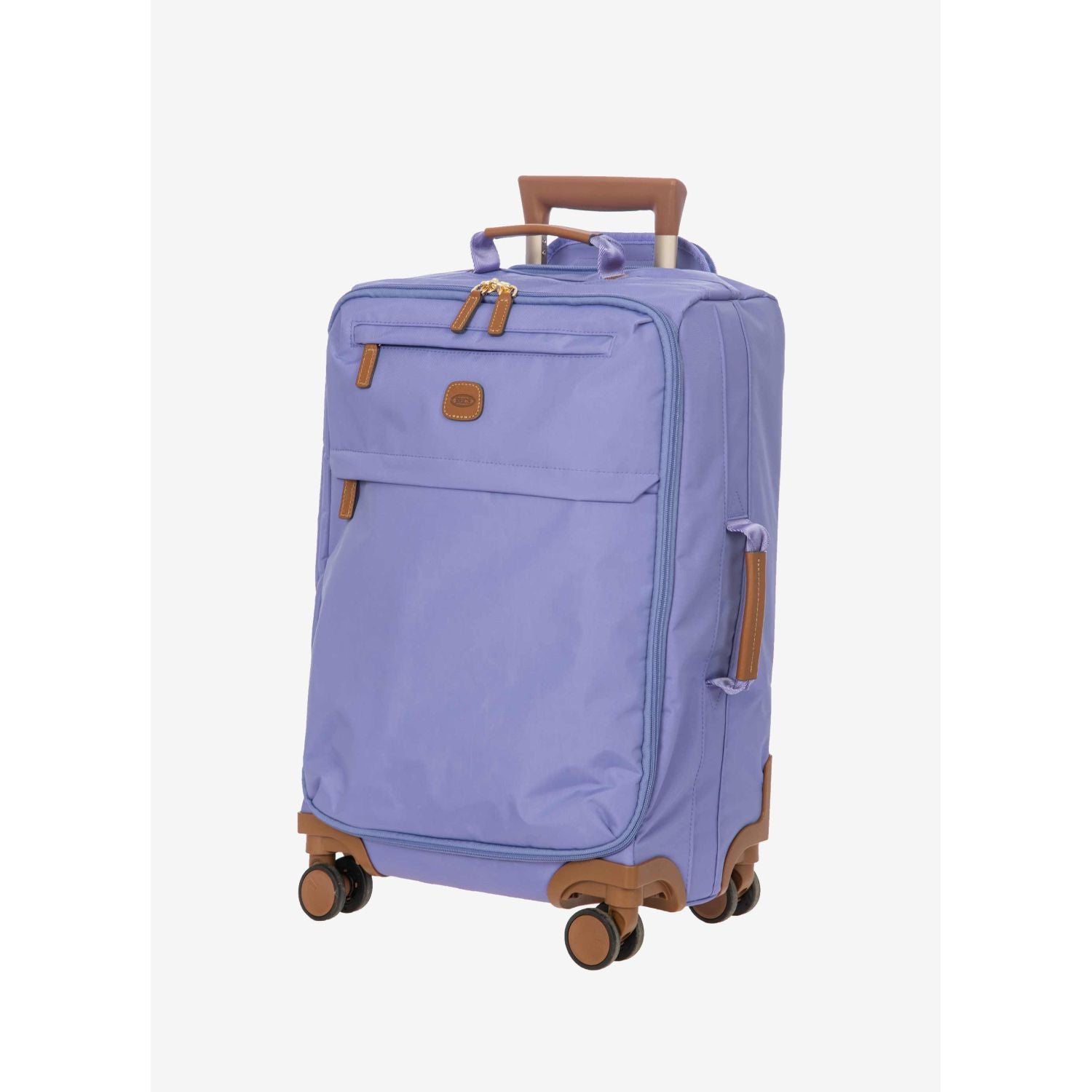 BRIC'S X-Travel 22" Carry On Luggage With Front Access Opening Spinner (Lilac)