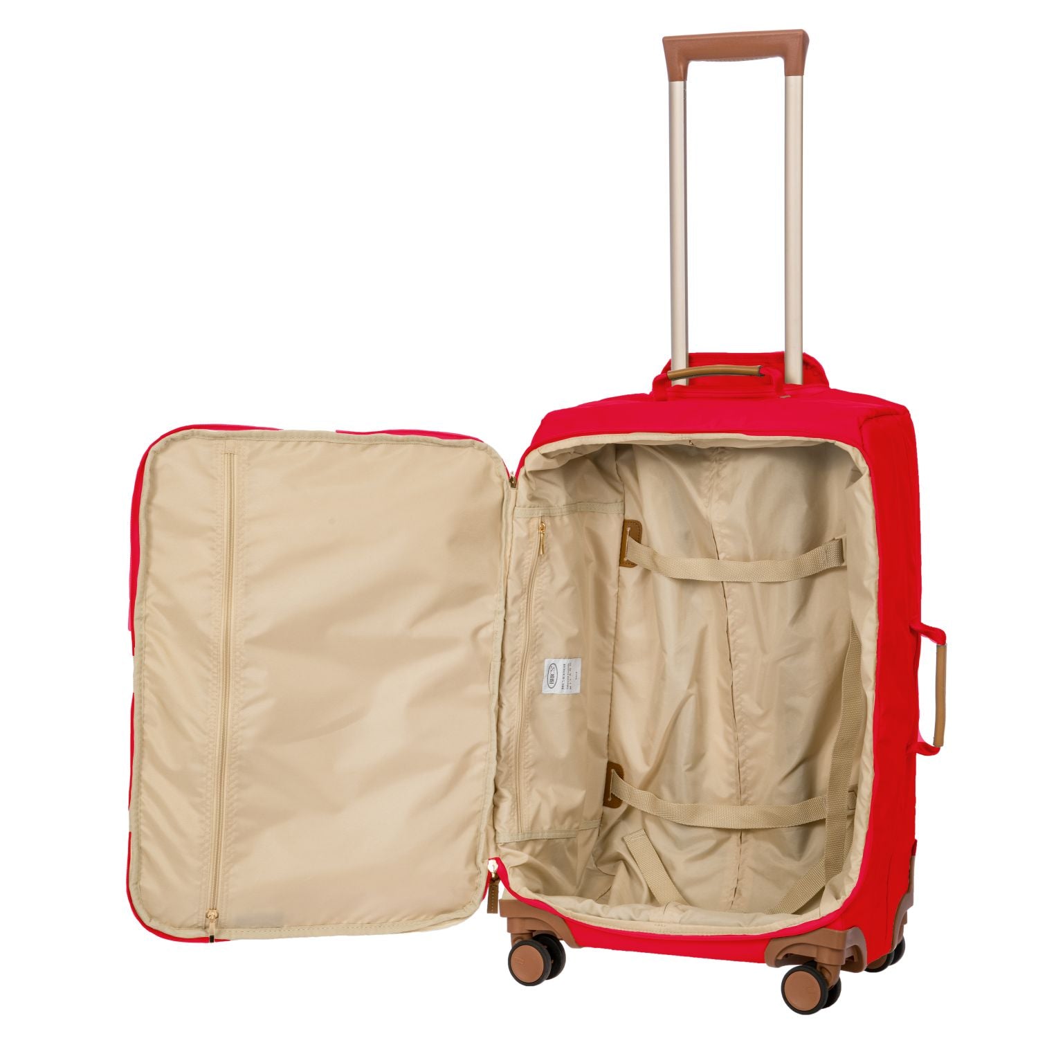 BRIC'S X-Travel 26" Medium Luggage With Front Access Opening Spinner (Geranium)