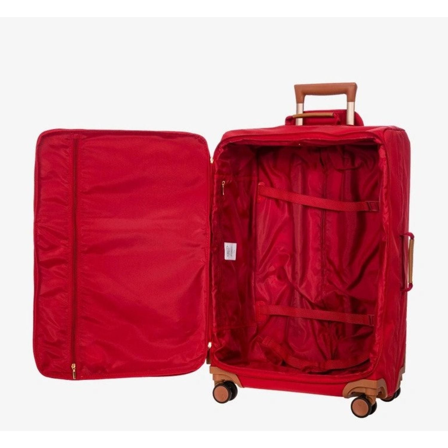 BRIC'S X-Travel 28" Medium Luggage With Front Access Opening Spinner (Red)