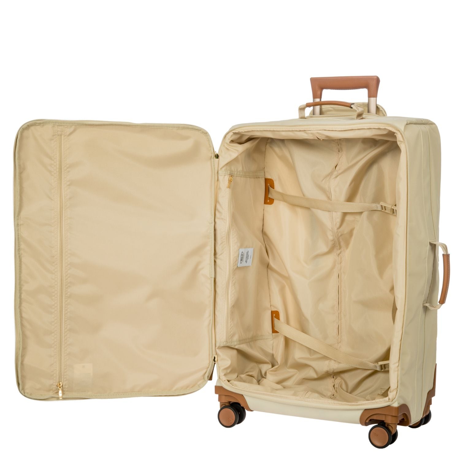 BRIC'S X-Travel 28" Medium Luggage With Front Access Opening Spinner (Beige)