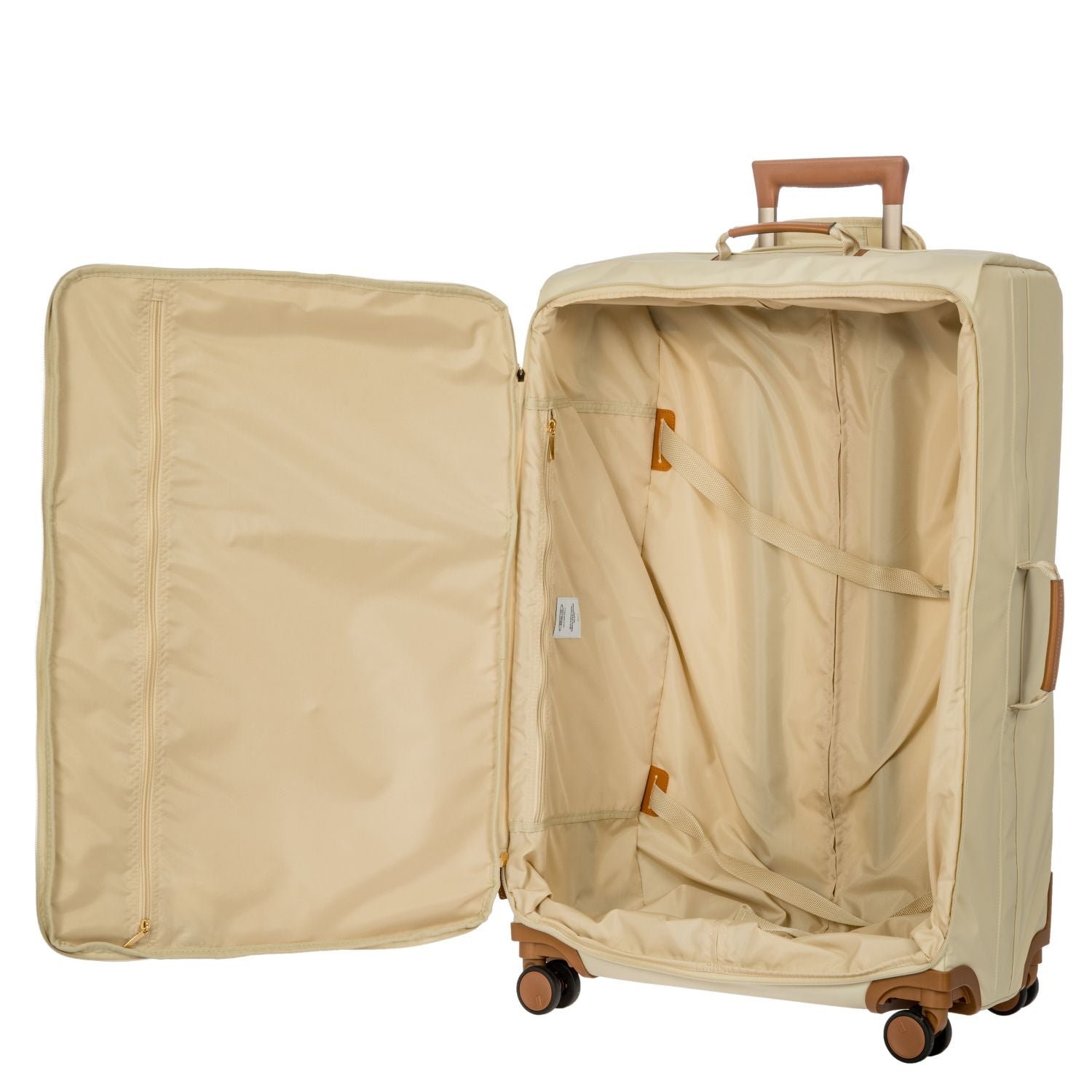 BRIC'S X-Travel 30" Large Luggage With Front Access Opening Spinner (Beige)