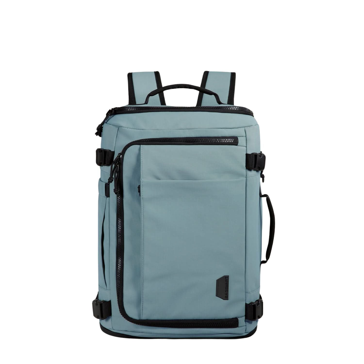 bagsmart portable travel hiking backpack Blast Pro Quick Access Carry On 40L The Planet Traveller flat opening design helps you get through security quickly The Bagsmart Blast Quick Access