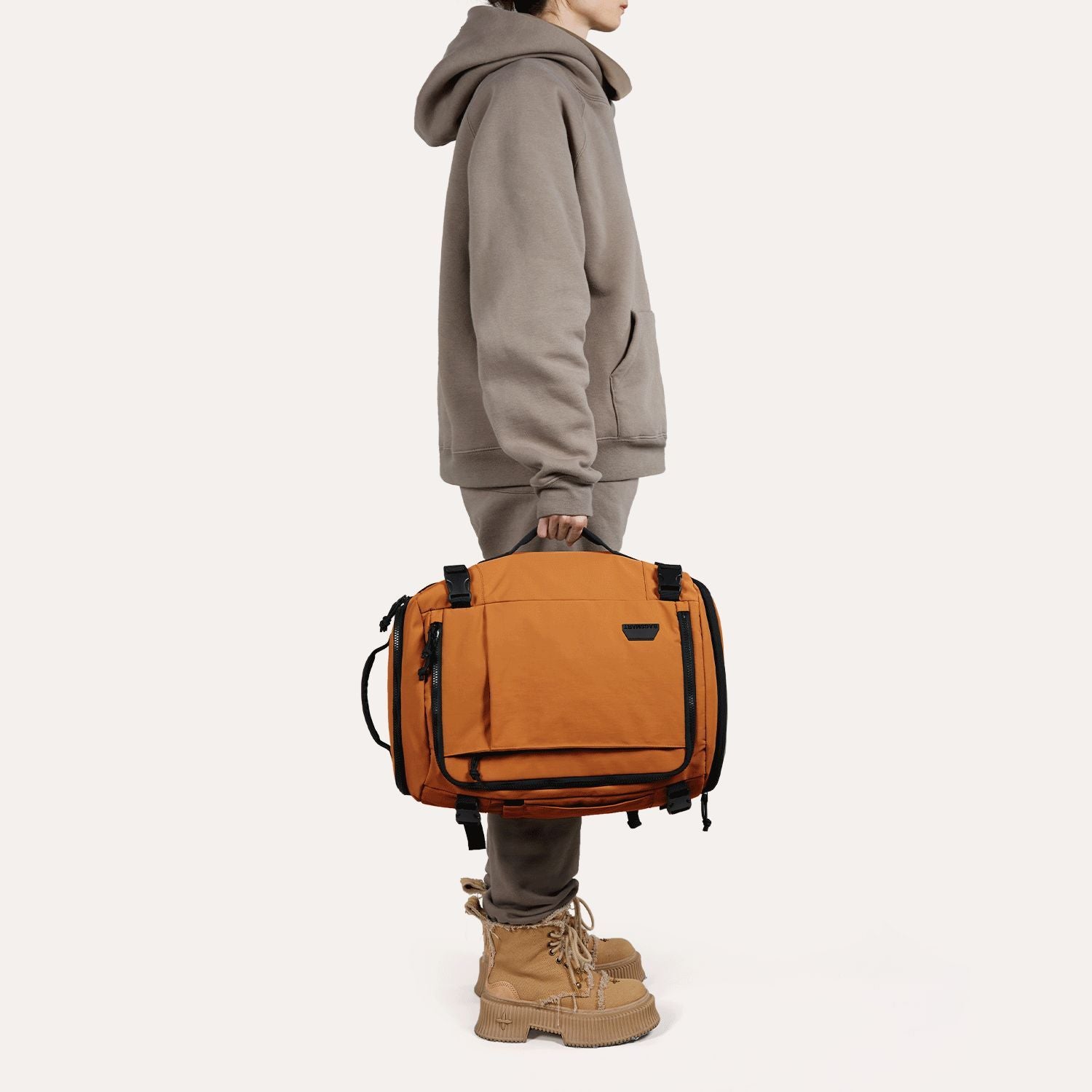 Bagsmart Blast Quick Access Carry On Travel Backpack Standard 28L (Orange)