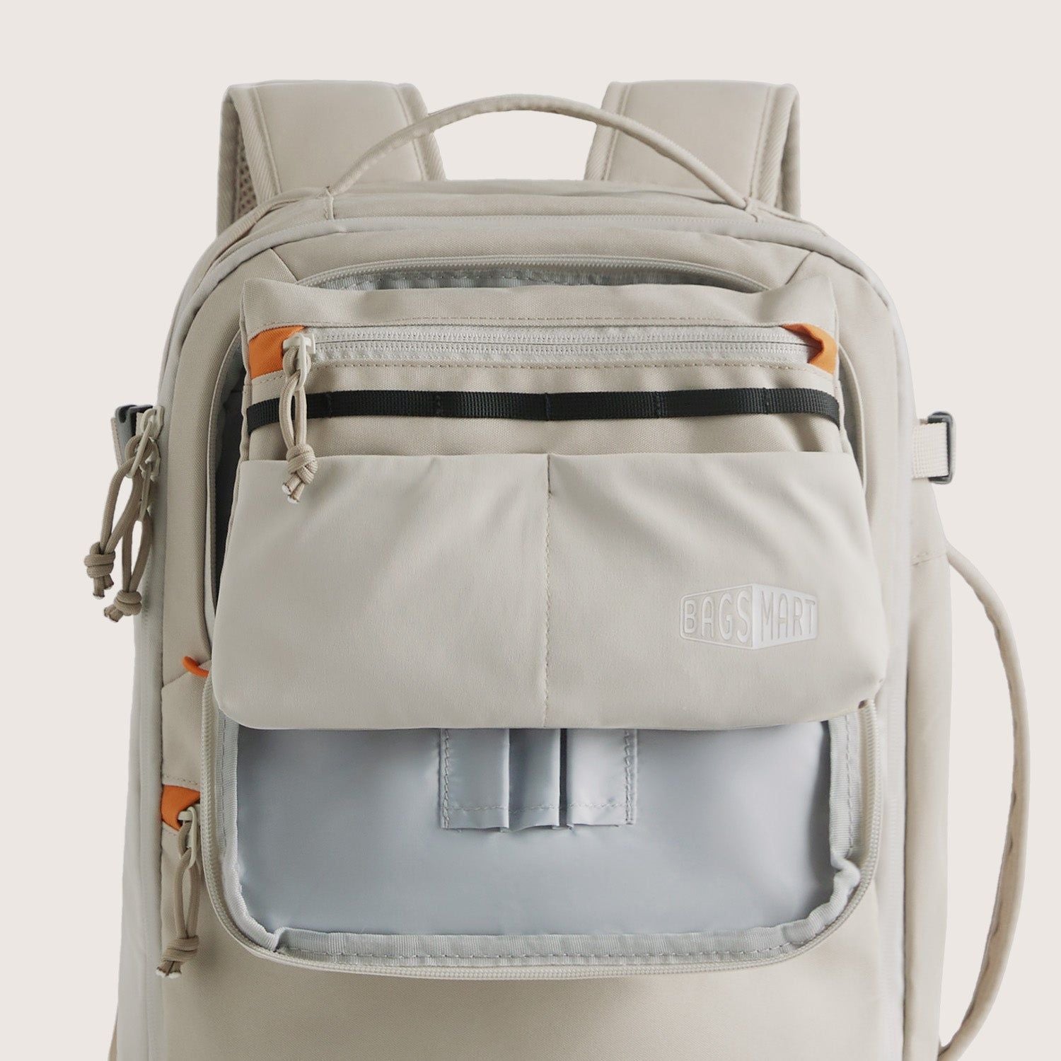 Bagsmart Faro Carry On Travel Backpack Set 29L (Cream)