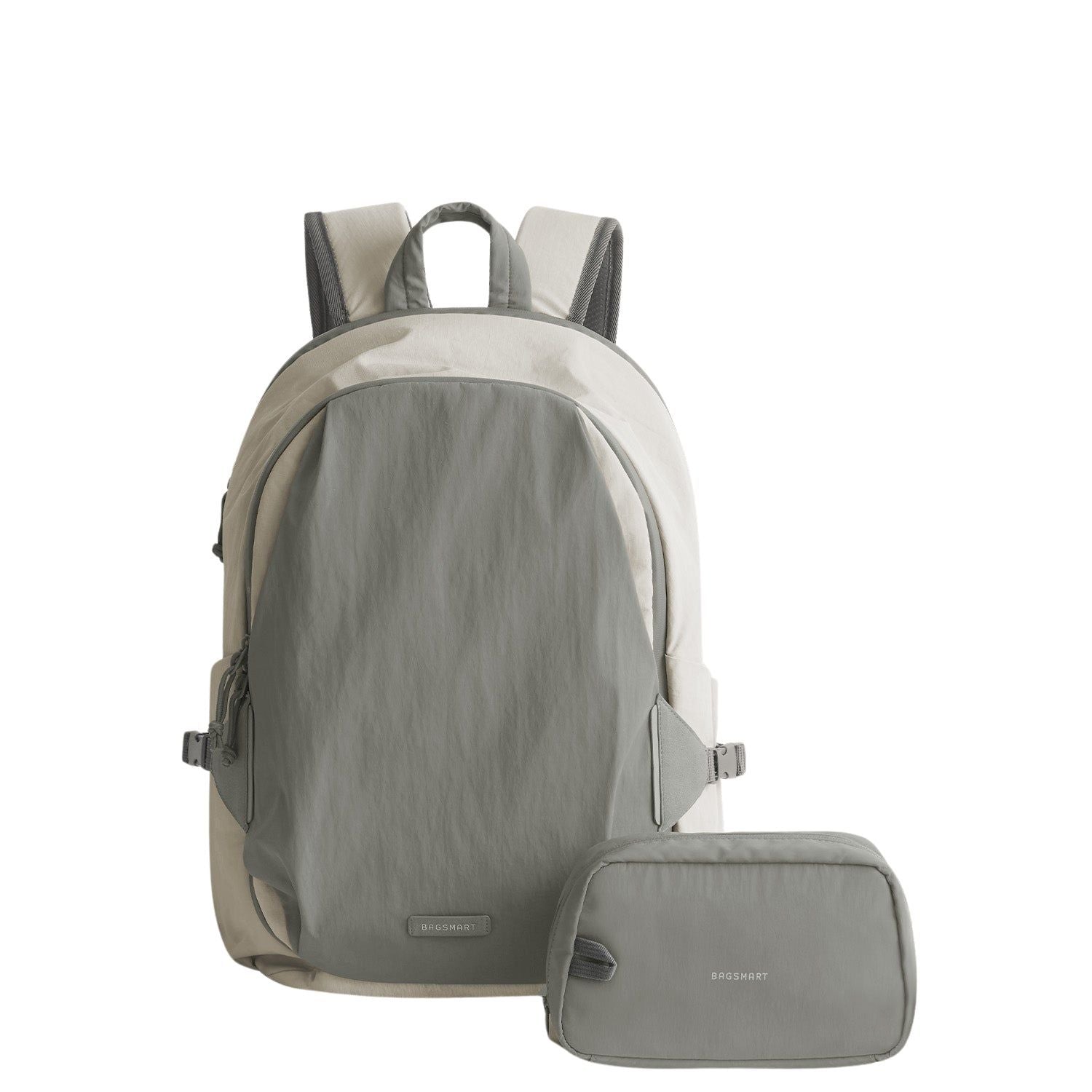 Bagsmart Soar 180 Open Clamshell Travel Backpack 25L Set (Gray)