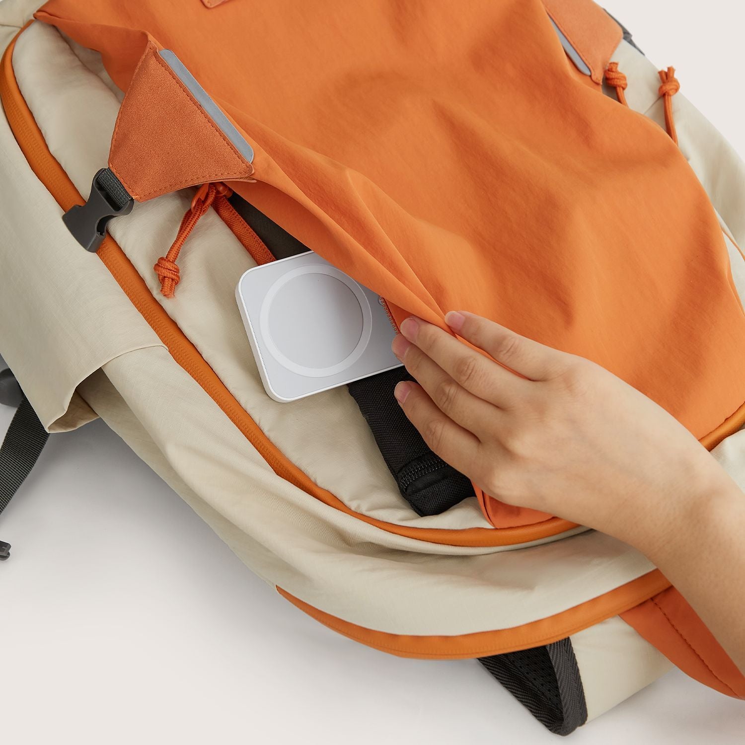 Bagsmart Soar 180 Open Clamshell Travel Backpack 25L Set (Orange)