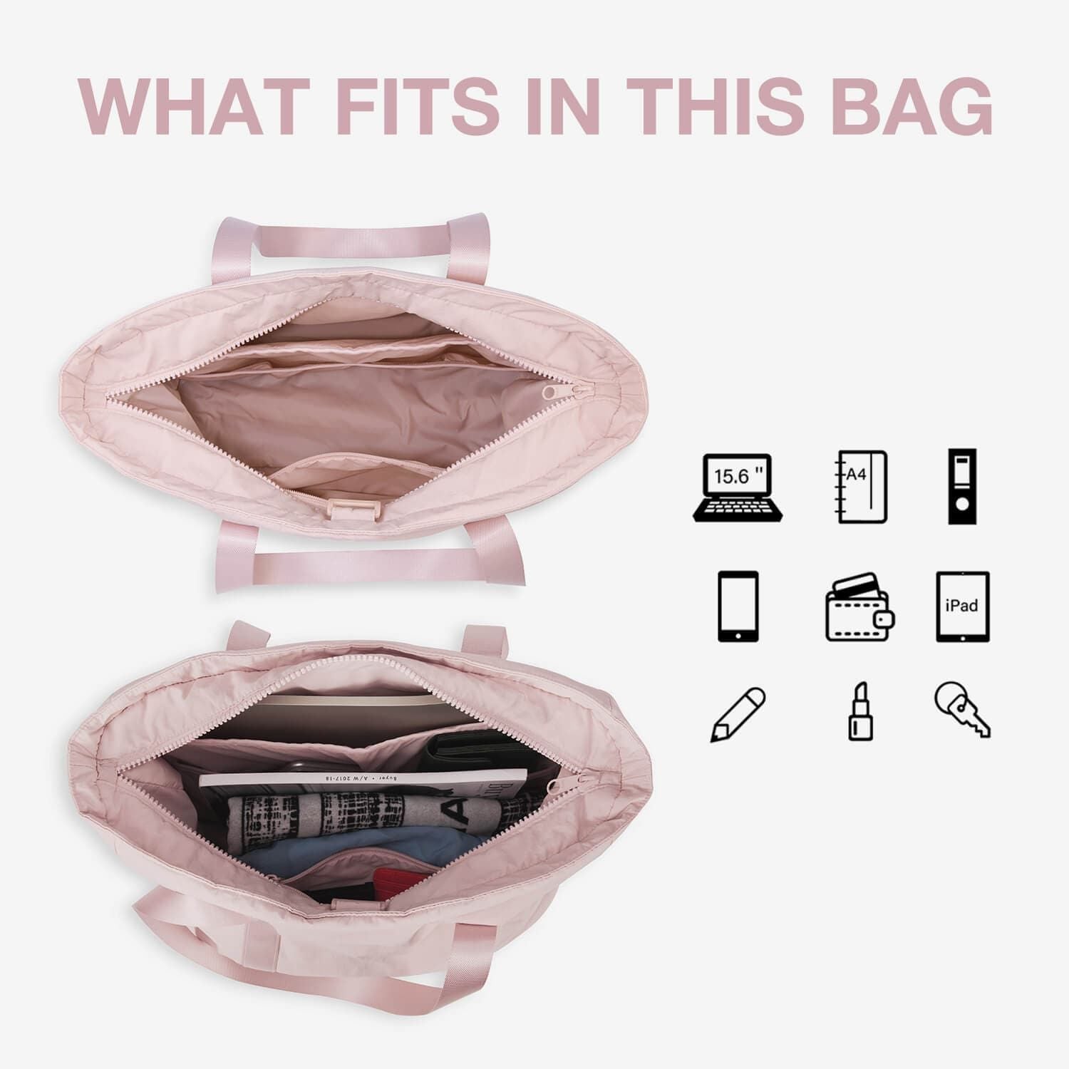 Bagsmart Zoraesque Tote (Pink)