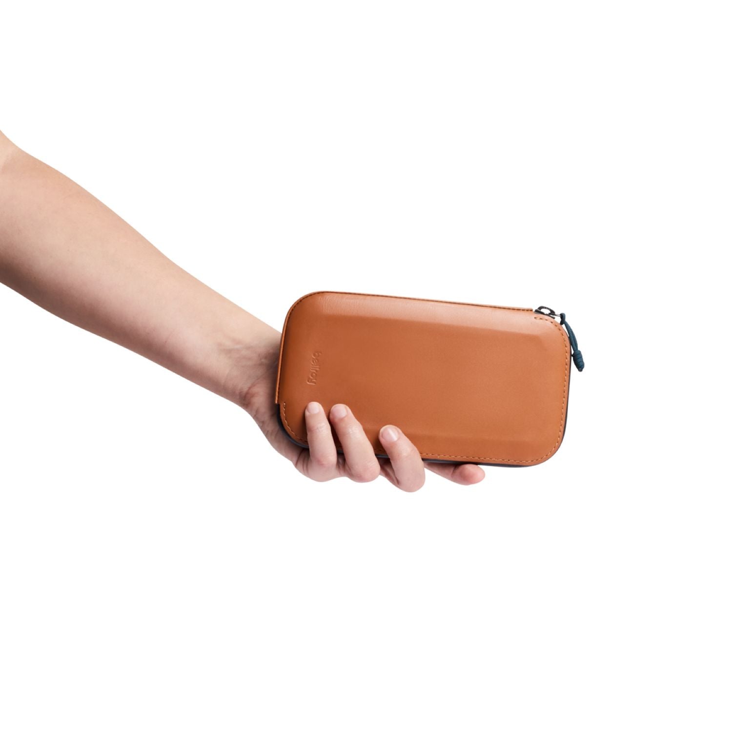Bellroy All Conditions Phone Pocket Plus Leather - Bronze