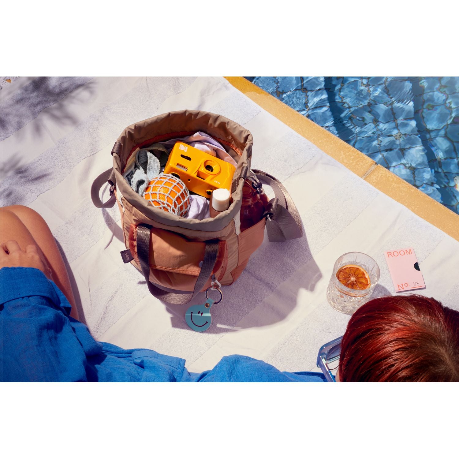 Bellroy Cinch Bucket Bag - Denim Blue