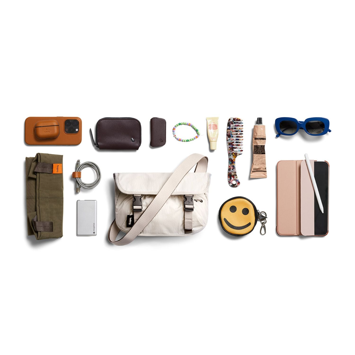 Bellroy Cinch Mini Messenger Bag - Oat