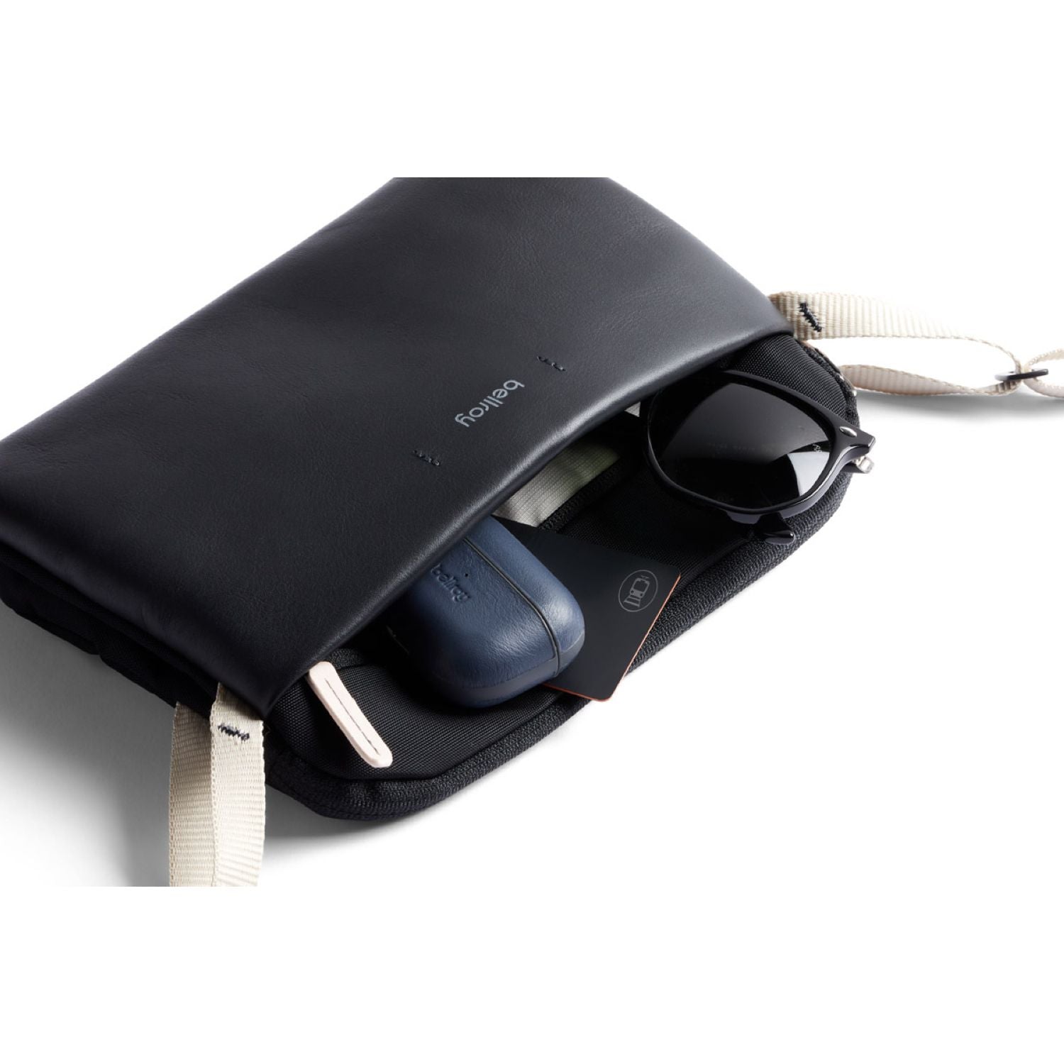 Bellroy City Pouch Plus (Premium Edition) - Black Sand