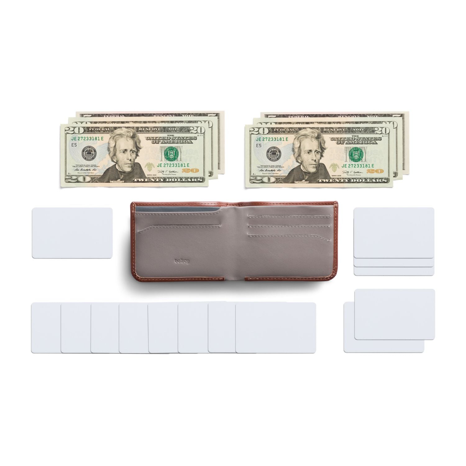 Bellroy Hide & Seek Wallet LO (RFID Protected) - Sienna