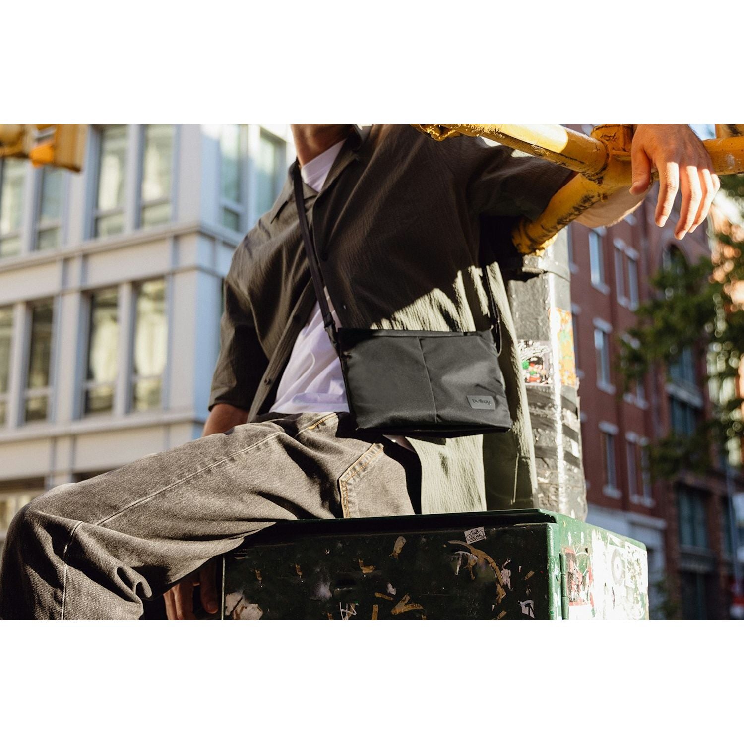 Bellroy Laneway Sacoche Crossbody Bag - Ink