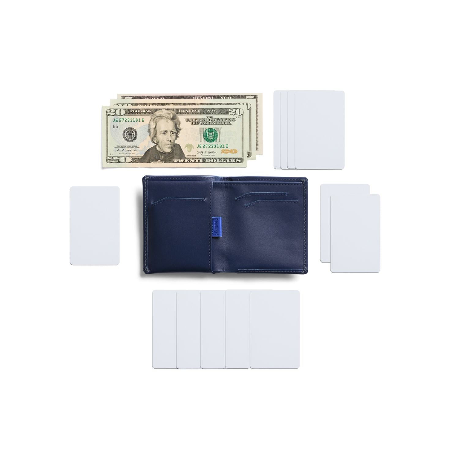 Bellroy Note Sleeve Wallet (RFID Protected) - Navy