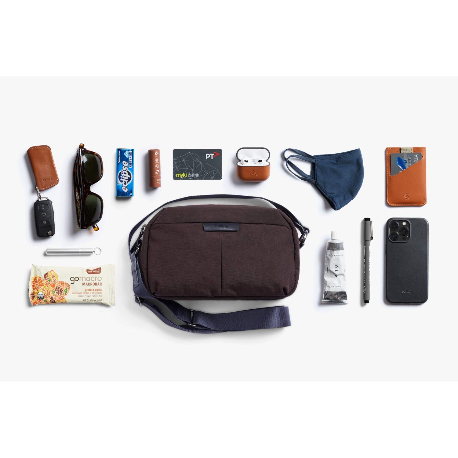 Bellroy Tokyo Crossbody - Deep Plum