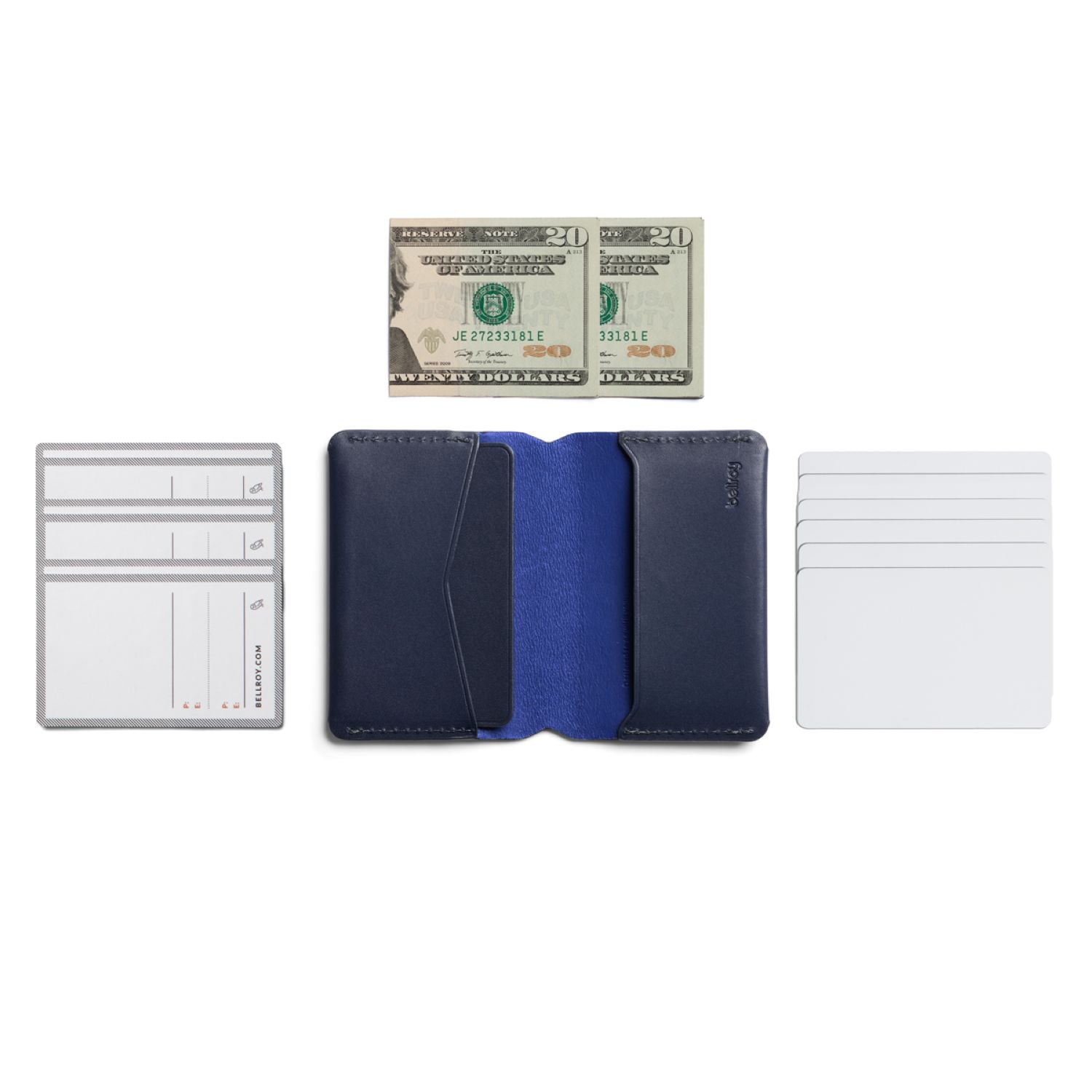Bellroy Under Cover Card Holder - Navy