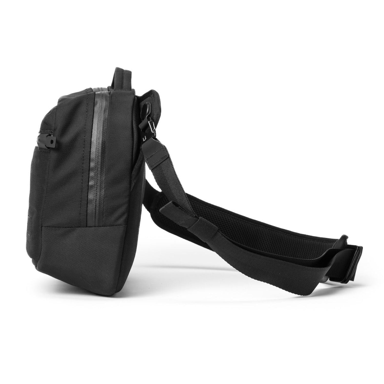 Black Ember 11" Tablet Grip Sling Bag 8L - Jet Black