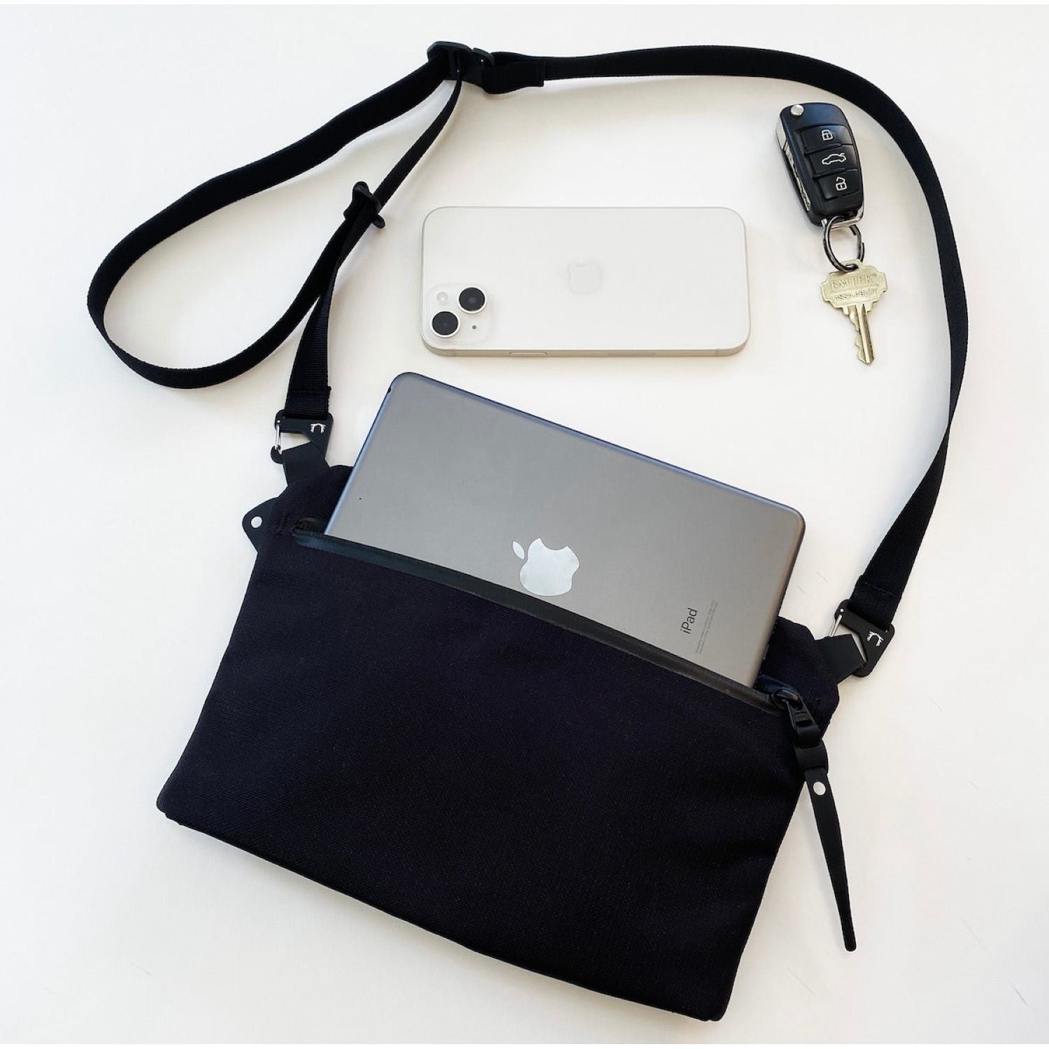 Black Ember (Limited Edition) Sacoche_01 Sling Bag 10.5- Slate Blue