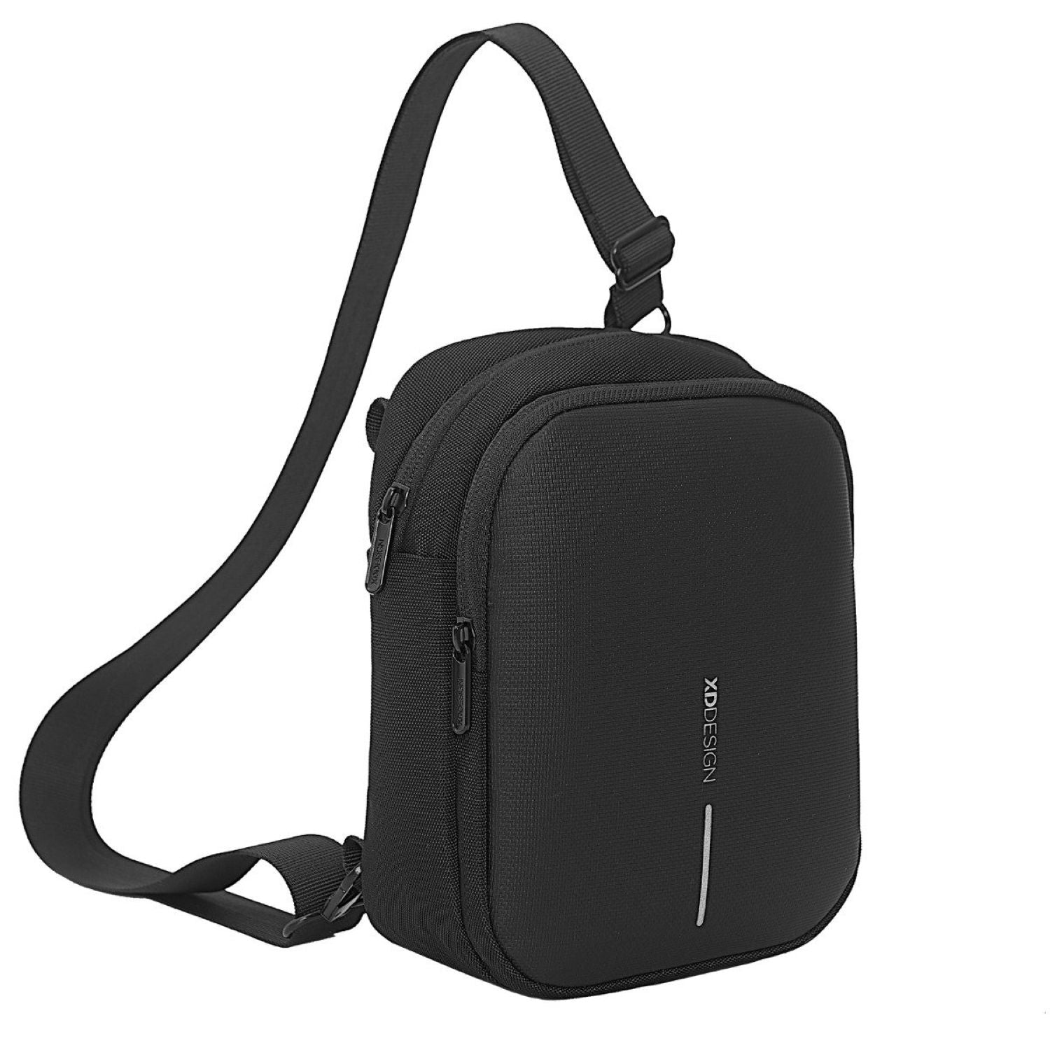 Bobby Boxy Sling Crossbody Backpack - Black