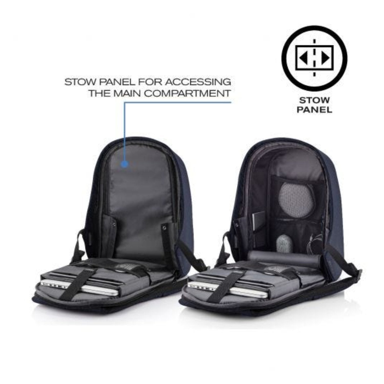 Bobby Hero Regular Anti-Theft Backpack - Navy