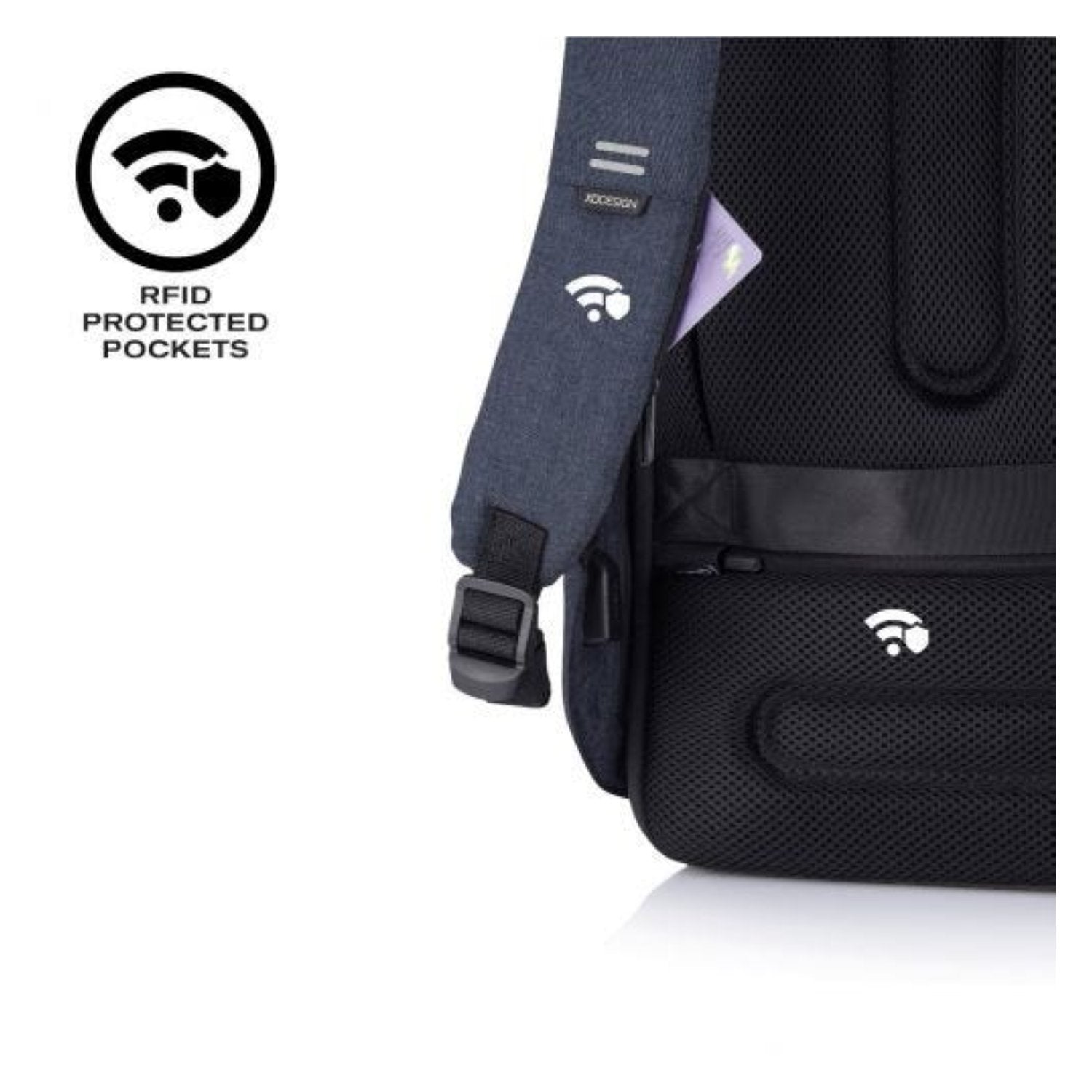 Bobby Hero Regular Anti-Theft Backpack - Navy