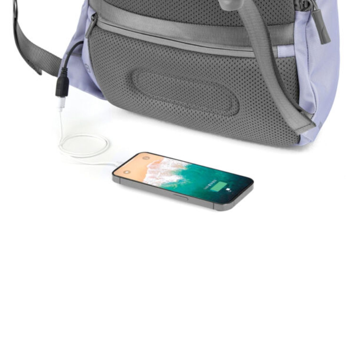 Bobby Soft Anti-Theft Backpack - Lavender Grey
