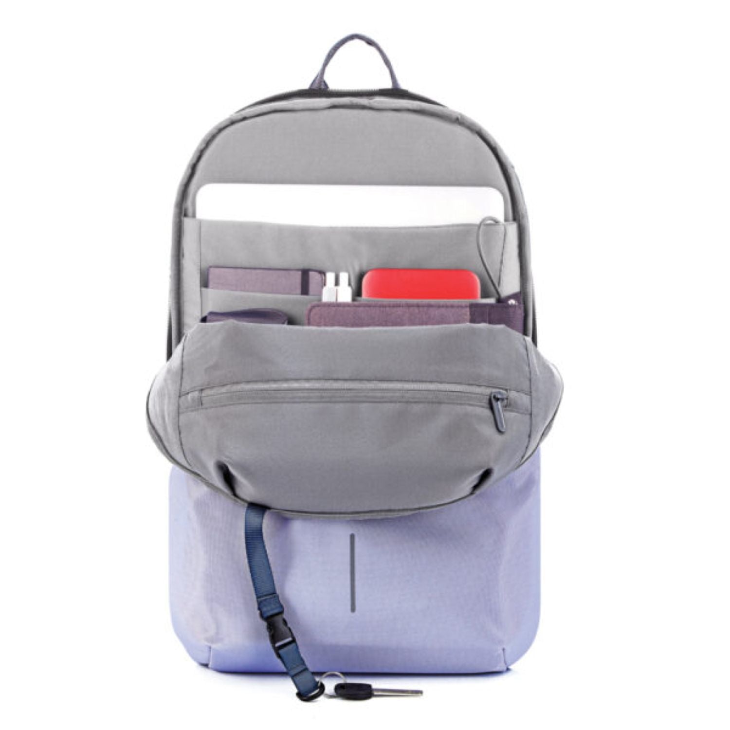 Bobby Soft Anti-Theft Backpack - Lavender Grey