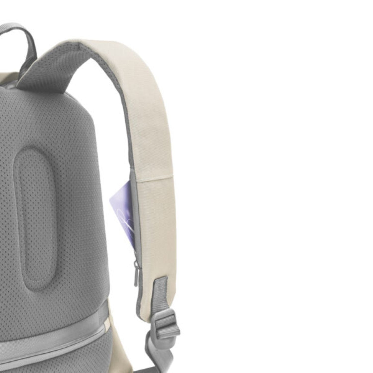 Bobby Soft Anti-Theft Backpack - Light Grey