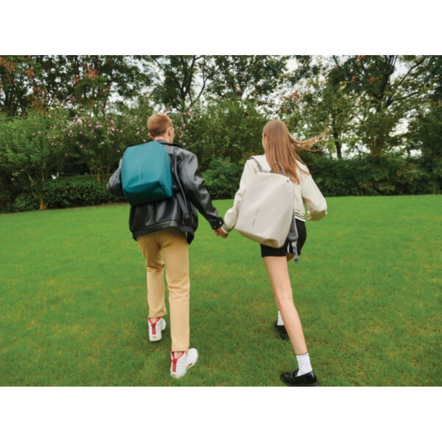 Bobby Soft Anti-Theft Backpack - Light Grey
