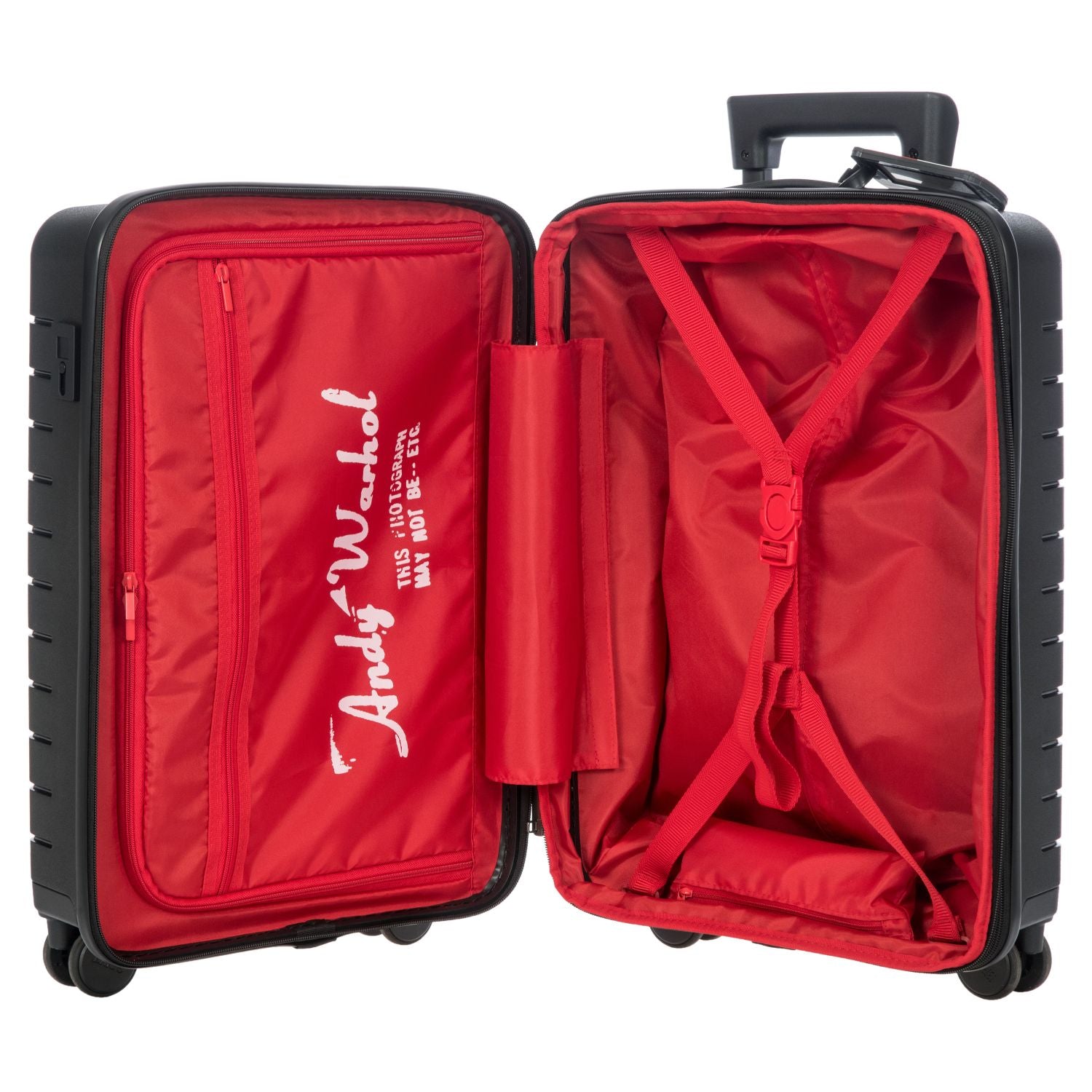 BRIC'S Andy Warhol Campbell Ulisse 22" Expandable Carry On Luggage Spinner (Black)