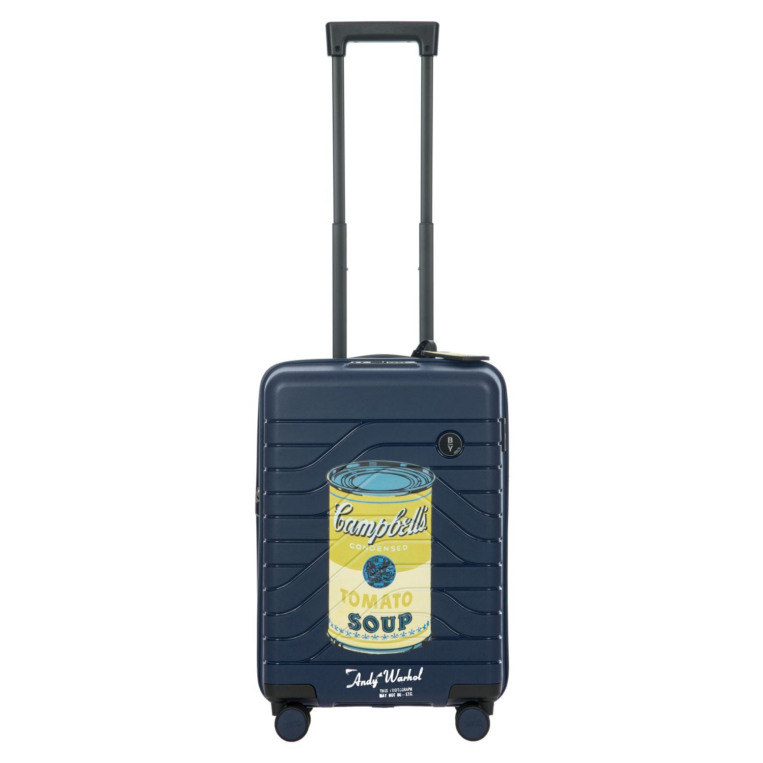 BRIC'S Andy Warhol Campbell Ulisse 22" Expandable Carry On Luggage Spinner (Blue)