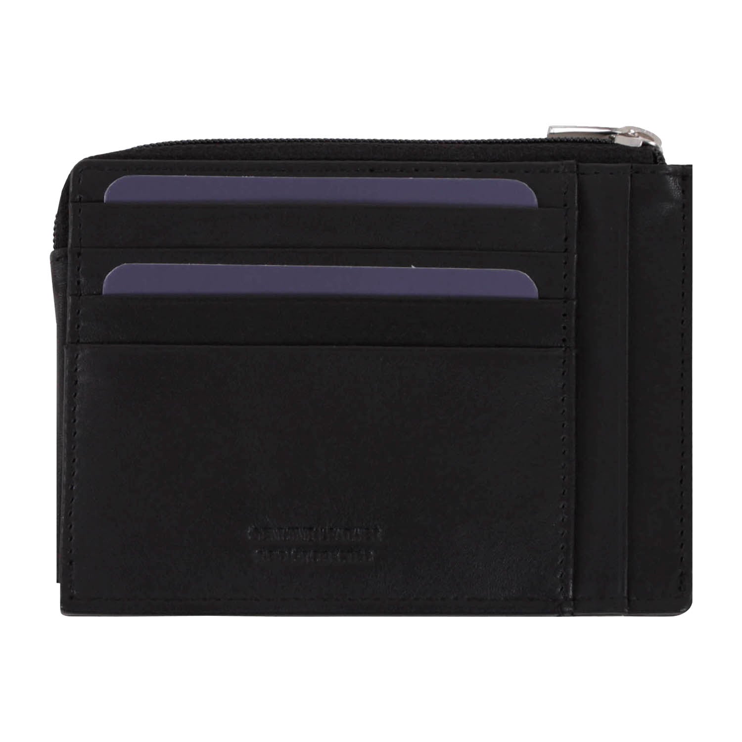 BRIC'S Cervino RFID Zip Card Holder (Black)
