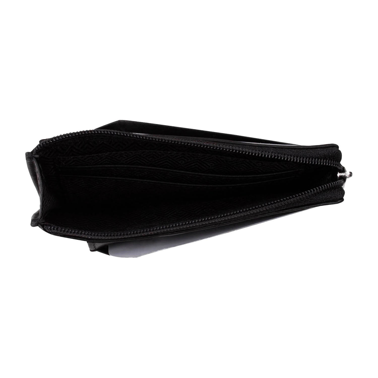 BRIC'S Cervino RFID Zip Card Holder (Black)