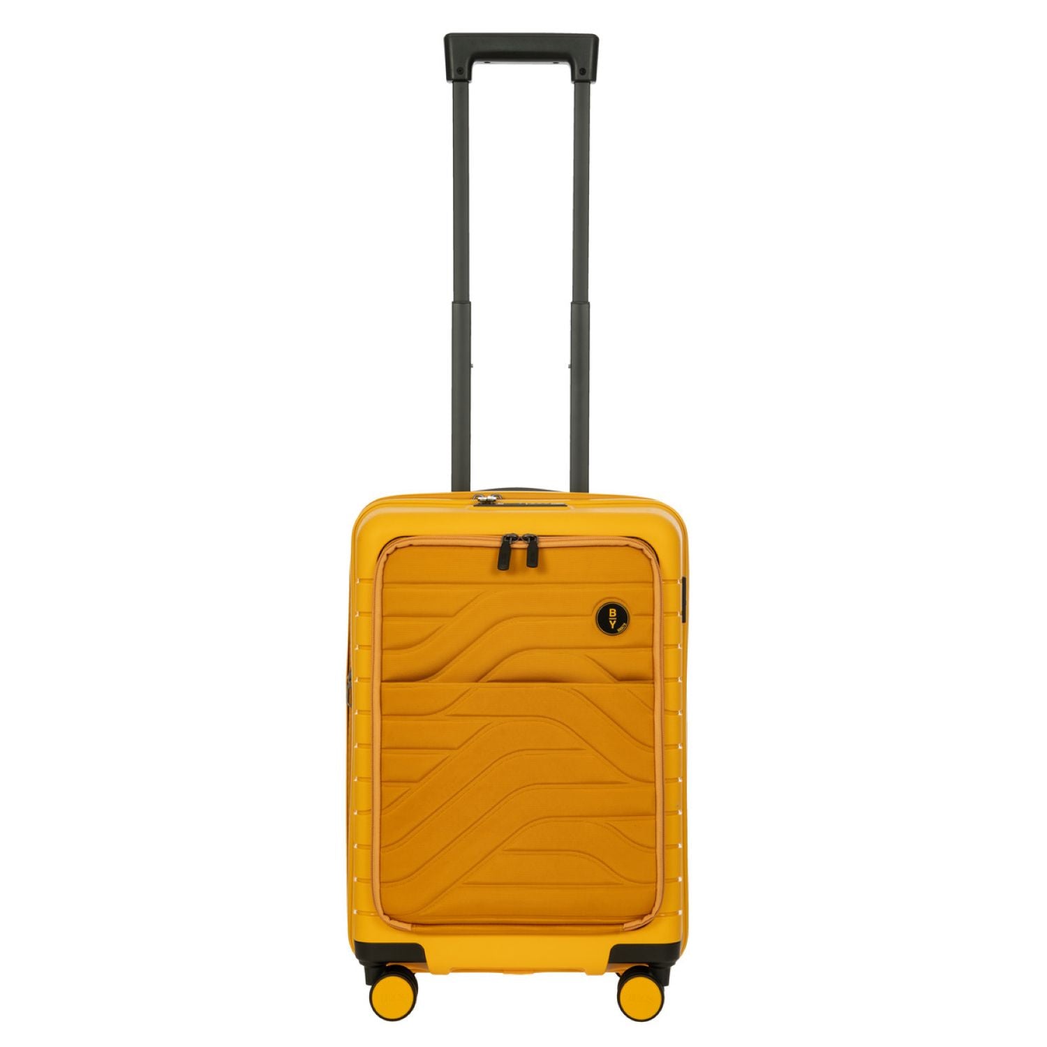 BRIC'S Ulisse 21" Expandable Carry On Luggage Spinner With Front Pocket (Mango)