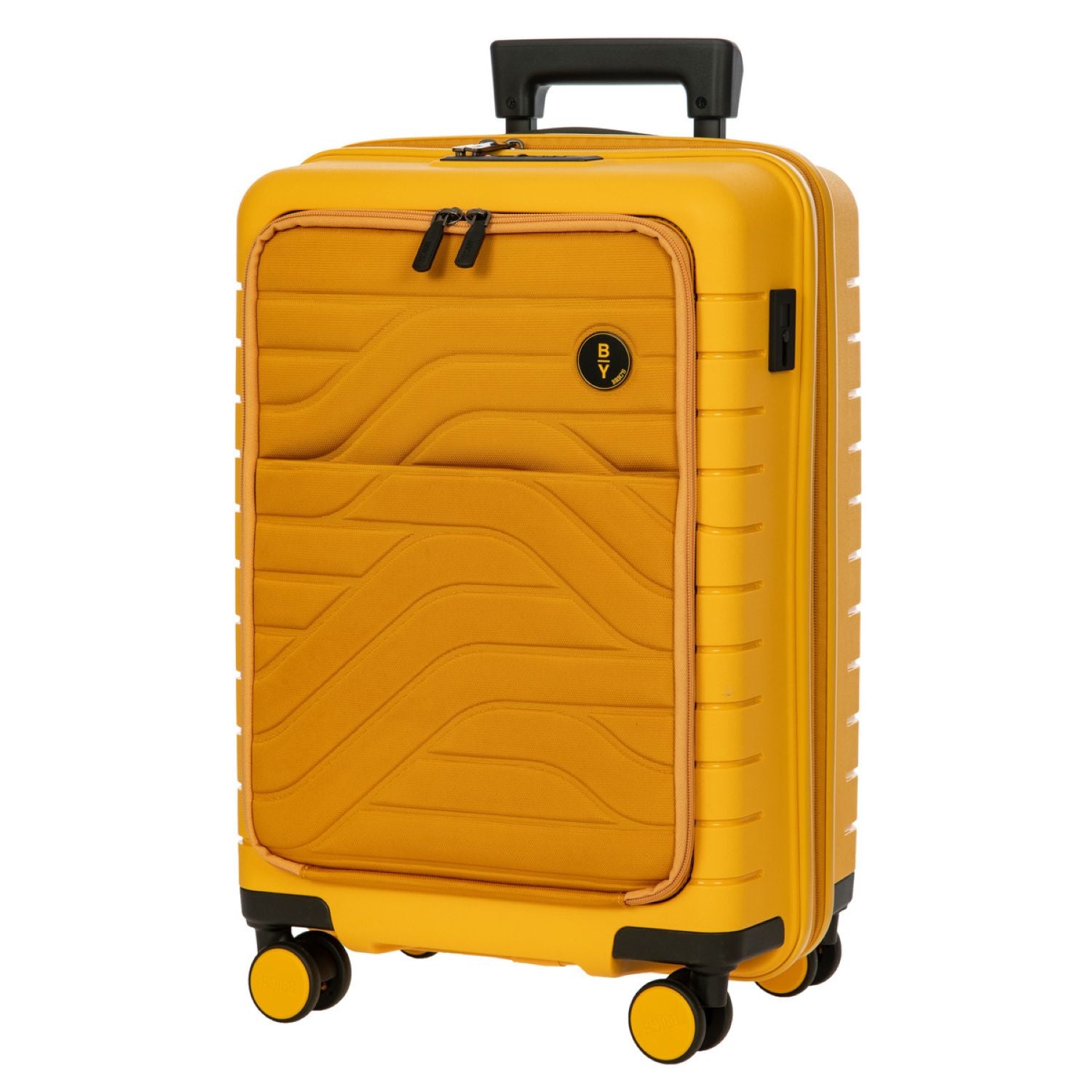BRIC'S Ulisse 21" Expandable Carry On Luggage Spinner With Front Pocket (Mango)