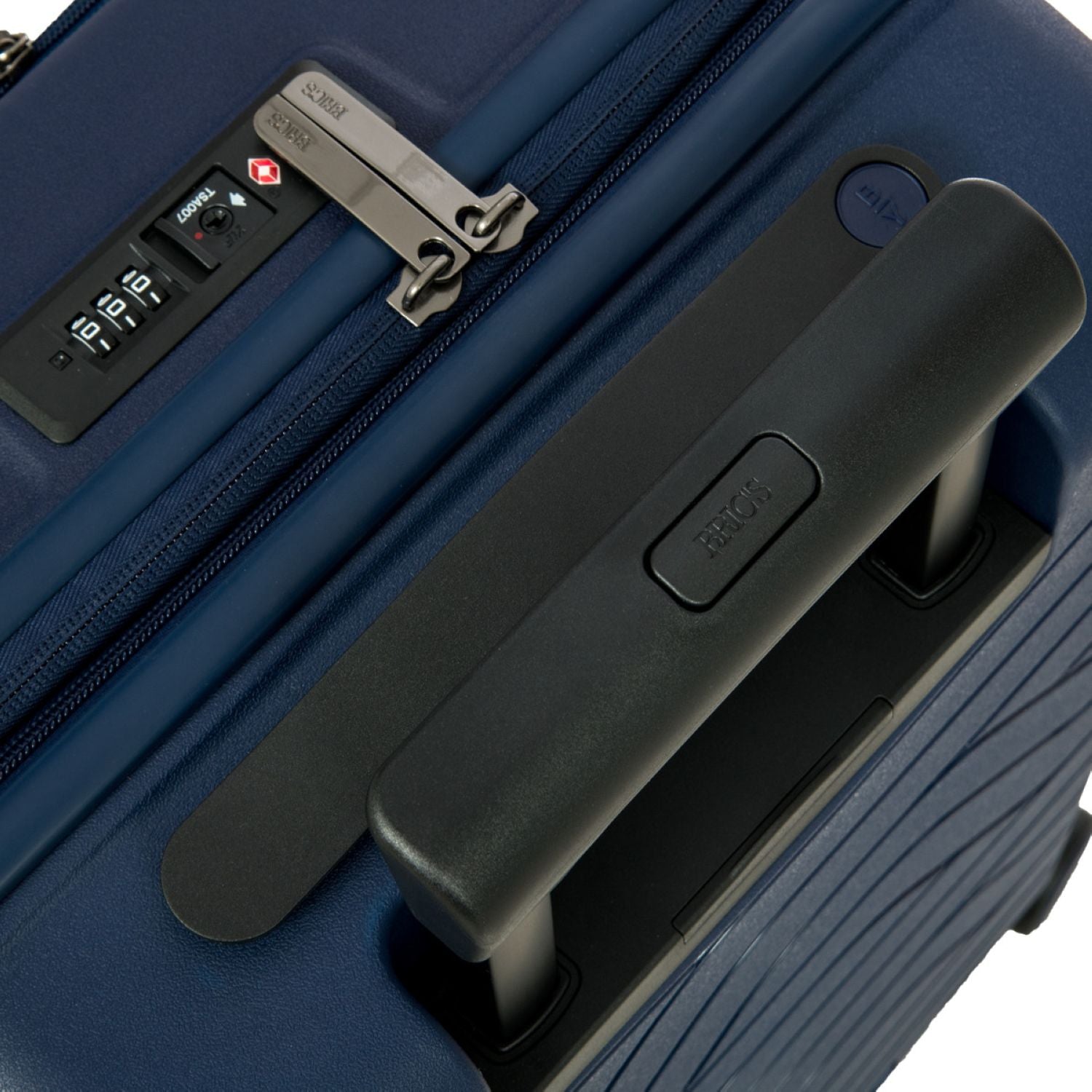 BRIC'S Ulisse 21" Expandable Carry On Luggage Spinner With Front Pocket (Ocean Blue)