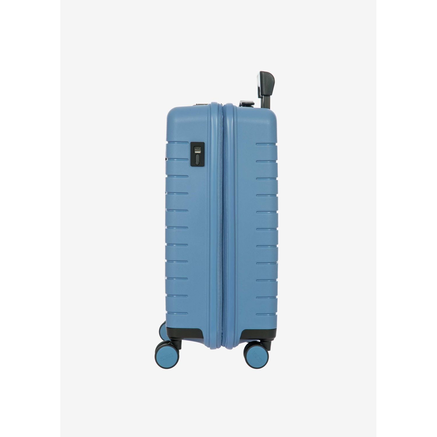BRIC'S Ulisse 22" Expandable Carry On Luggage Spinner (Grey Blue)